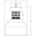 2015 Nouvelle arrivée industrielle High Bay Led Light 150w Approbation CE / ROHS / ETL